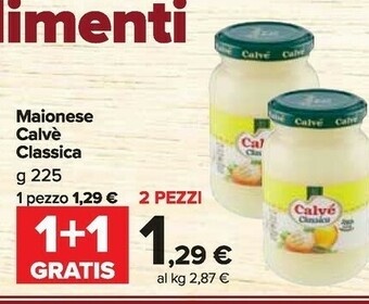 Carrefour Market Calvè Maionese Classica offerta