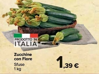 Carrefour Zucchine Con Fiore