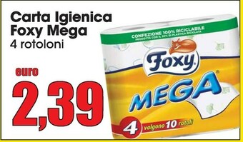 Foxy Carta Igienica Mega