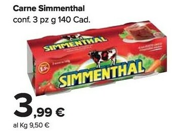 Carrefour Market Simmenthal Carne offerta