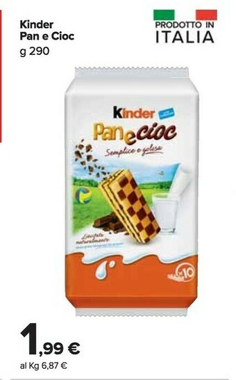 Carrefour Market Kinder Pan E Cioc offerta