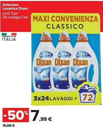 Carrefour Market Dixan Detersivo Lavatrice offerta