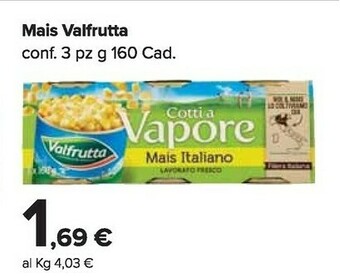 Carrefour Market Valfrutta Mais offerta