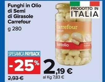 Carrefour Market Carrefour Funghi In Olio Di Semi Di Girasole offerta
