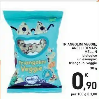 Conad Mellin Triangolini Veggie/ Anelli Di Mais Biologico offerta
