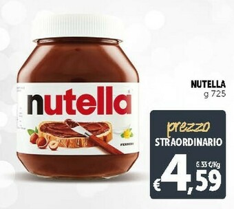 Deco Supermercati Ferrero Nutella offerta
