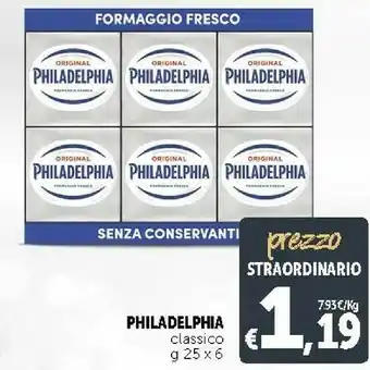 Deco Supermercati Mondelez Philadelphia Classico 150 G(ml) offerta