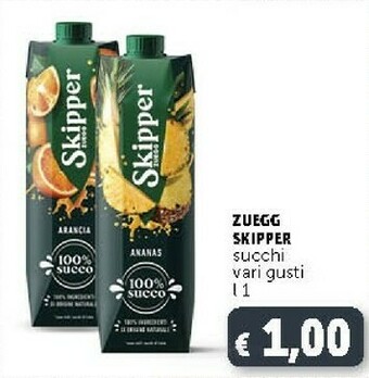 Deco Supermercati Zuegg Skipper Succhi offerta