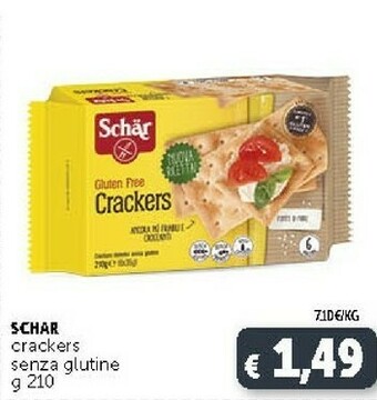 Deco Supermercati Schar Crackers Gluten Free 210 G(ml) offerta
