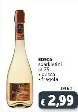Deco Supermercati Bosca Sparkletini Pesca offerta