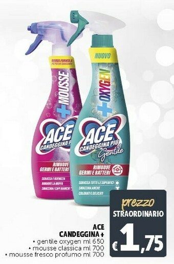 Deco Supermercati Ace Candeggina Piu offerta