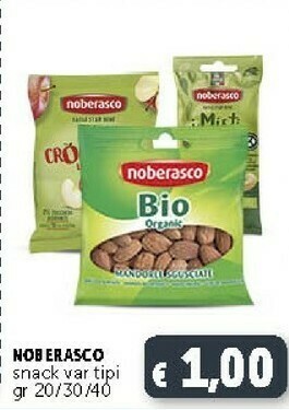 Deco Supermercati Noberasco Snack offerta