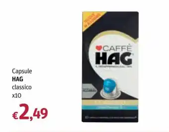 HAG Capsule classico x10