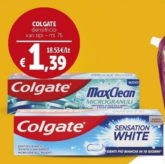 Deco Supermercati Colgate Dentifricio offerta