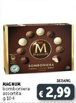 Deco Supermercati Algida Magnum Bomboniera Classic 104 G(ml) offerta
