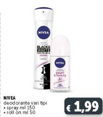 Deco Supermercati Nivea Deodorante Spray offerta
