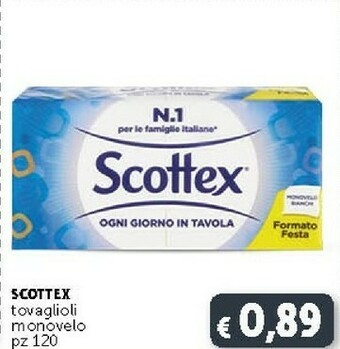 Deco Supermercati Scottex Tovaglioli Monovelo offerta