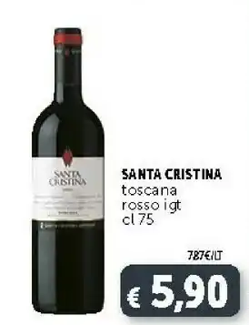 Deco Supermercati Santa Cristina Toscana Rosso IGT offerta