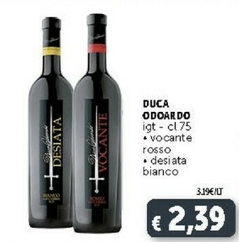 Deco Supermercati Duca Odoardo IGT Vocante Rosso offerta