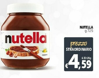 Deco Supermercati Ferrero Nutella offerta