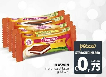 Deco Supermercati Plasmon Merenda Al Latte offerta
