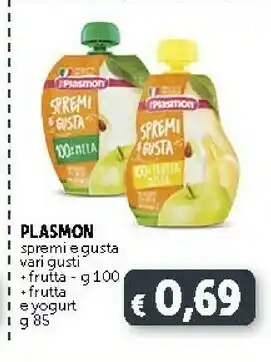 Deco Supermercati Plasmon Spremi E Gusta offerta
