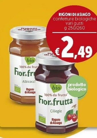 Deco Supermercati Rigoni Di Asiago Confetture Biologiche offerta