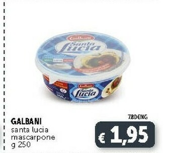 Galbani Mascarpone Santa Lucia 250 G(ml)