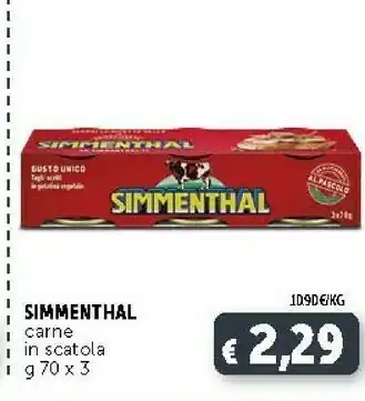 Deco Supermercati Simmenthal Carne In Scotola offerta