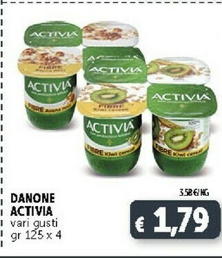 Deco Supermercati Danone Activia offerta