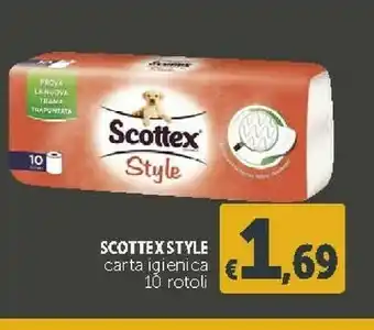 Deco Supermercati Scottex Style Carta Igienica offerta