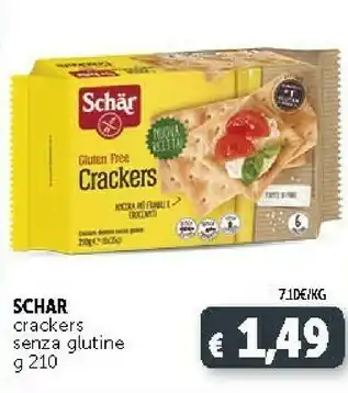Deco Supermercati Schar Crackers Gluten Free 210 G(ml) offerta