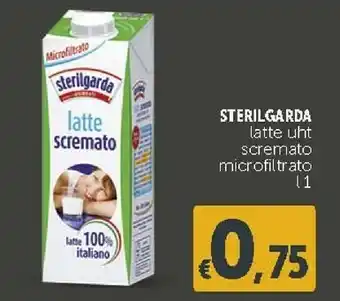 Deco Supermercati Sterilgarda Latte Microfiltrato Scremato UHT 1000 G(ml) offerta
