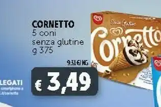 Deco Supermercati Algida Cornetto 5 Coni Senza Glutine offerta