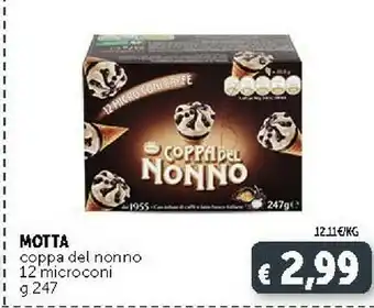 Deco Supermercati Motta Coppa Del Nonno 12 Microconi offerta