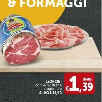 Deco Supermercati Leoncini Coppa Nostrana Stagionata offerta