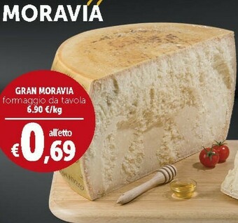 Deco Supermercati Gran moravia Formaggio Da Tavola offerta