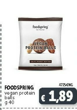 Deco Supermercati Foodspring Vegan Protein Balls offerta