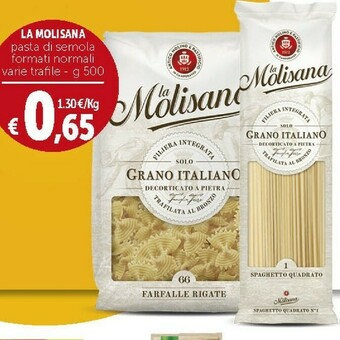 Deco Supermercati La Molisana Pasta Di Semola offerta