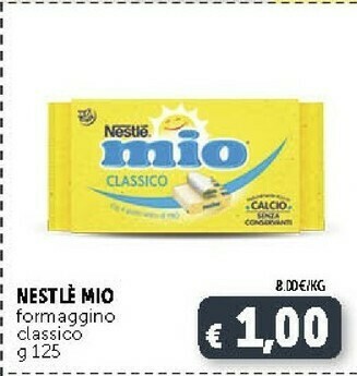 Deco Supermercati Nestlè Nestlé - Formaggino Mio Classico 125 G(ml) offerta