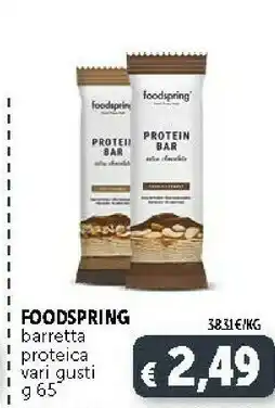 Deco Supermercati Foodspring Barretta Proteica offerta