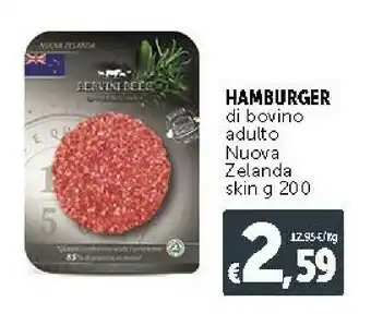 Deco Supermercati Hamburger Di Bovino Adulto Nuova Zelanda offerta