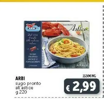 Deco Supermercati Arbi Sugo Pronto All'astice offerta