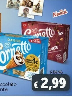 Deco Supermercati Algida Cornetto offerta