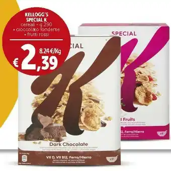 Deco Supermercati Kellogg's Special K - Barrette Di Cereali Con Cioccolato Fondente offerta