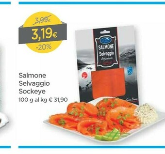 Sockeye Salmone Selvaggio Affumicato 100 G(ml)