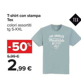 Carrefour T-shirt uomo offerta