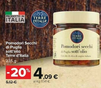 Carrefour Terre d'Italia Alimenti offerta