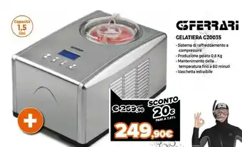 Expert G3 Ferrari Gelatiera G20035 offerta