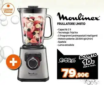 Expert Moulinex Frullatore LM811D offerta